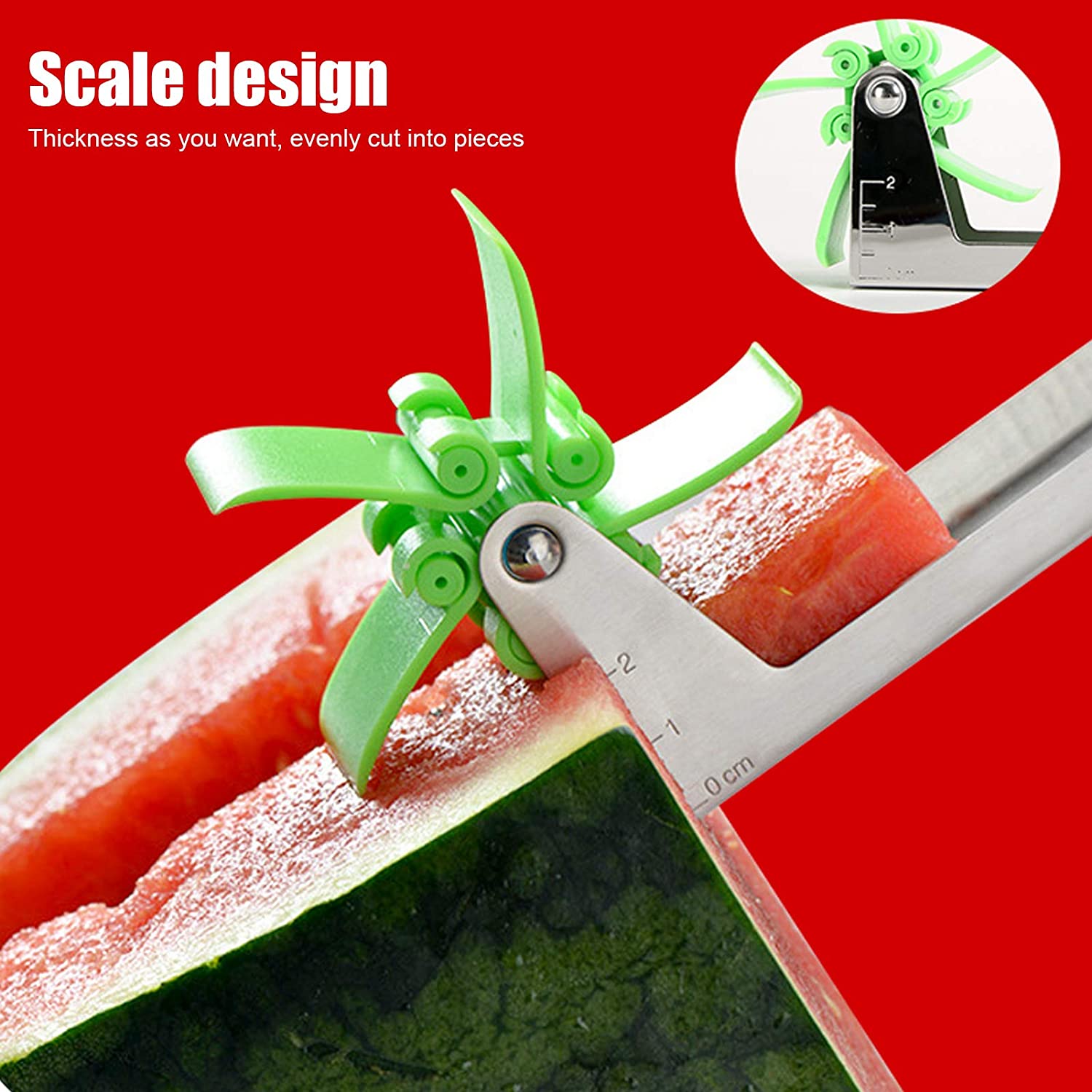 7160 Stainless Steel Washable Watermelon Cutter Windmill Slicer Cutter Peeler for Home / Smart Kitchen Tool Easy to Use 7160 Stainless Steel Washable Watermelon Cutter Windmill Slicer Cutter Peeler for Home / Smart Kitchen Tool Easy to Use
